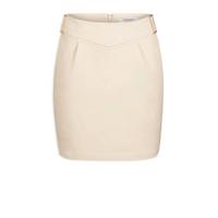Morgan mini rok met plooien beige
