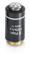 KERN OBB-A1442 Optics Achromatische lens, E-Plan /0,80 (droog) (geveerd) W.D. 0,15 mm.