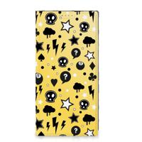 Mobiel BookCase Samsung Galaxy S24 Ultra Punk Geel