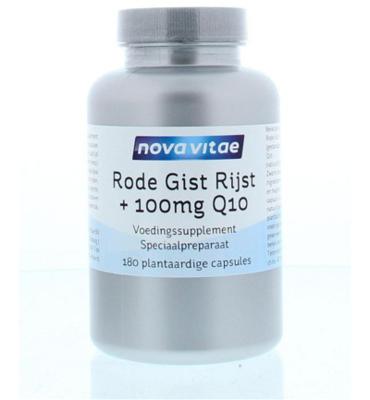 Nova Vitae Rode Gist Rijst Q10 100 Mg (180vc)