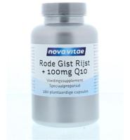 Nova Vitae Rode Gist Rijst Q10 100 Mg (180vc)