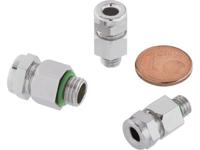 LAPP SKINDICHT® MINI 8 x 1 FKM 52001887 Wartel M8 Messing Nikkel 1 stuk(s)