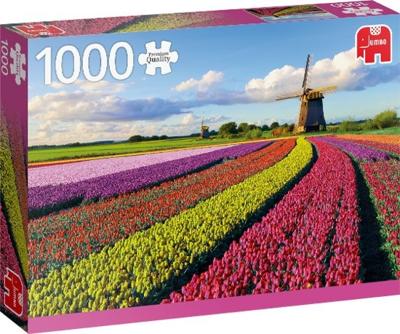 Jumbo legpuzzel Field of Tulips 1000 stukjes