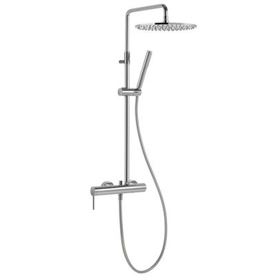 TRES Monoterm regendouche set opbouw met 30cm hoofddouche 06237801 TRES Monoterm regendouche set opbouw met 30cm hoofddouche 06237801