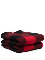 Woolrich couverture en laine à carreaux - Rouge - thumbnail