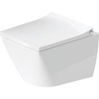 Duravit Viu wandcloset spoelrandloos compact diepspoel 37x48cm met verdekte bevestiging wit 2573090000