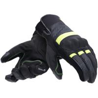 DAINESE Fulmine D-Dry Gloves, Tussenseizoen motorhandschoenen, Zwart-Fluo Geel-Donker Grijs - thumbnail