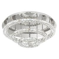 Stars of Light Kristallen plafondlamp Toneria 75cm 3-rings grijs 39002