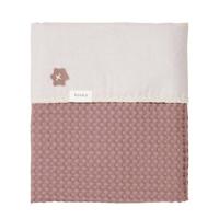 Koeka Antwerp baby wiegdeken 75x100 cm Plum/Pebble