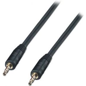 Lindy 35641 1m 3.5mm 3.5mm Zwart audio kabel