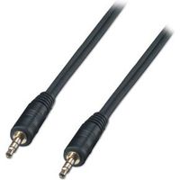 Lindy 35641 1m 3.5mm 3.5mm Zwart audio kabel