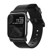 Nomad NM1A41BM00 Smart Wearable Accessories Band Black Leather, Stainless steel