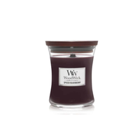 WoodWick Geurkaars Small Spiced Blackberry - 8 cm / ø 7 cm - thumbnail