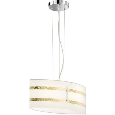 LED Hanglamp - Hangverlichting - Trion Niki - E27 Fitting - 1-lichts - Rechthoek - Mat Goud - Aluminium