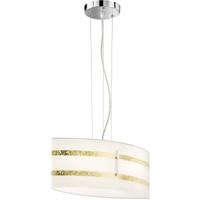LED Hanglamp - Hangverlichting - Trion Niki - E27 Fitting - 1-lichts - Rechthoek - Mat Goud - Aluminium