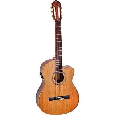 Ortega Feel Series RCE159SN Slim Neck E/A klassieke gitaar naturel met gigbag