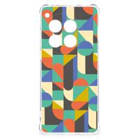 OnePlus 12 Doorzichtige Silicone Hoesje Funky Retro - thumbnail