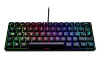 SureFire Kingpin M1 60% mechanisch gamingtoetsenbord, Scandinavisch, gamingtoetsenbord, klein en mobiel, RGB-toetsenbord met verlichting, 100% anti-ghosting-toetsen, Scandinavische lay-out QWERTY