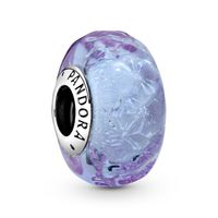 Pandora 798875C00 Bedel zilver/muranoglas Wavy Lavender - thumbnail