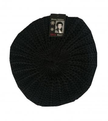 Rap Fashion baret France dames acryl zwart one size