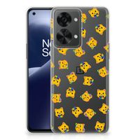 TPU bumper voor OnePlus Nord 2T Katten Emojis