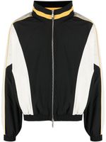 RHUDE veste colour block à col cheminée - Noir