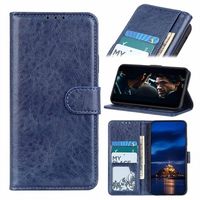 Samsung Galaxy A21s Wallet Case met Magnetische Sluiting - Blauw - thumbnail