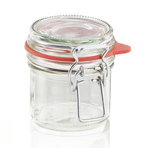 Leifheit 3190 Weckpot met Beugelsluiting 135 ml Glas/RVS