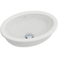 Villeroy & Boch Loop en Friends onderbouwwastafel 42x28.5cm met overloop zonder kraangat ceramic+ wit 616110R1 - thumbnail