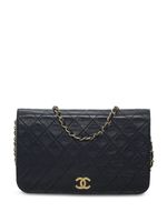 CHANEL Pre-Owned sac porté épaule Timeless à rabat (1986-1988) - Noir