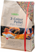 Velda 3-Kleuren Pellet Visvoer 5000ml - Kleurbevorderende Korrels, GMO-vrij - thumbnail