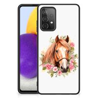 Dierenprint Telefoonhoesje voor Samsung Galaxy A72 (5G/4G) Paard