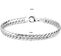 TFT Armband Zilver Gourmet 6,0 mm 19 cm - thumbnail