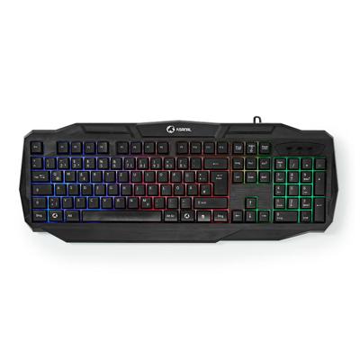 Gaming - Toetsenbord - achtergrondverlichting - USB - Duits - zwart