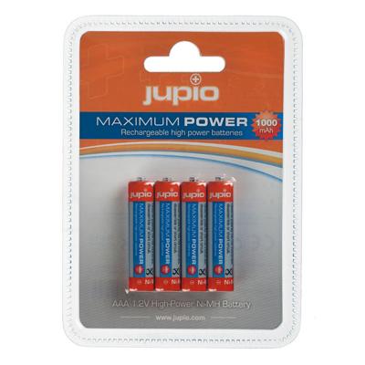 Jupio NiMH AAA-Batterijen 4 stuks (1000 mAh)