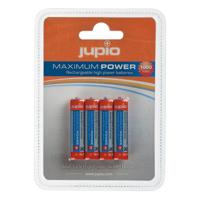 Jupio NiMH AAA-Batterijen 4 stuks (1000 mAh)