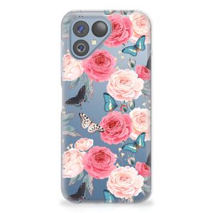 Fairphone 5 TPU Case Butterfly Roses