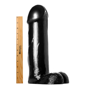 XR Brands The Titan Dildo - XXL - 14.5 inch - Black