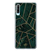 Huawei P Smart Pro siliconen hoesje - Abstract groen