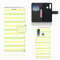 Huawei Nova 4 Telefoon Hoesje Waves Yellow