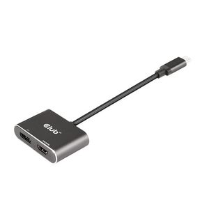 CLUB3D MST hub USB3.2 Gen2 Type-C(DP Alt-Mode) to DisplayPort + HDMI 4K60Hz M/V