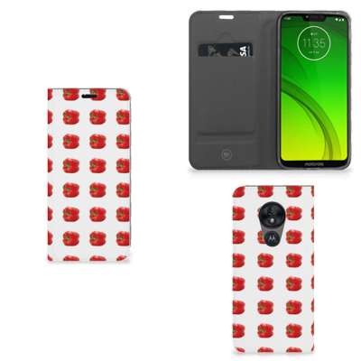 Motorola Moto G7 Power Flip Style Cover Paprika Red Motorola Moto G7 Power Flip Style Cover Paprika Red