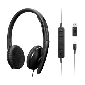 Lenovo Lenovo Wired VOIP Headset (UC) On Ear headset Kabel Zwart Ruisonderdrukking (microfoon)