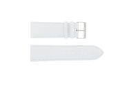 Horlogeband Universeel 306.09 Leder Wit 26mm - thumbnail