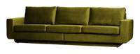 BePureHome 3-zits Bank 'Fame' Velvet, kleur Olive