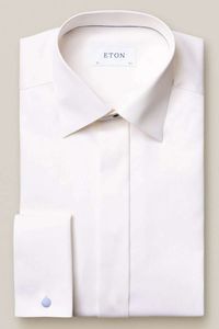 ETON Slim Fit Gala shirt beige, Effen