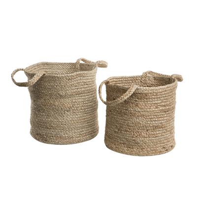 Beliani KAELLA - Wasmanden-Beige-Jute