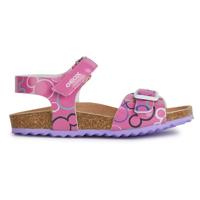 Geox J Adriel Girl C sandalen voor meisjes, Fuchsia Multicolor, 25 EU