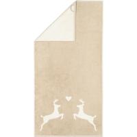 Cawö Home handdoeken Alpenchic Edition herten 6228 Natuur - 33 handdoek 50 x 100 cm