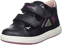 Geox Babymeisjes B BIGLIA Girl A First Walker Shoe, zwart/DK PINK, 22 EU
